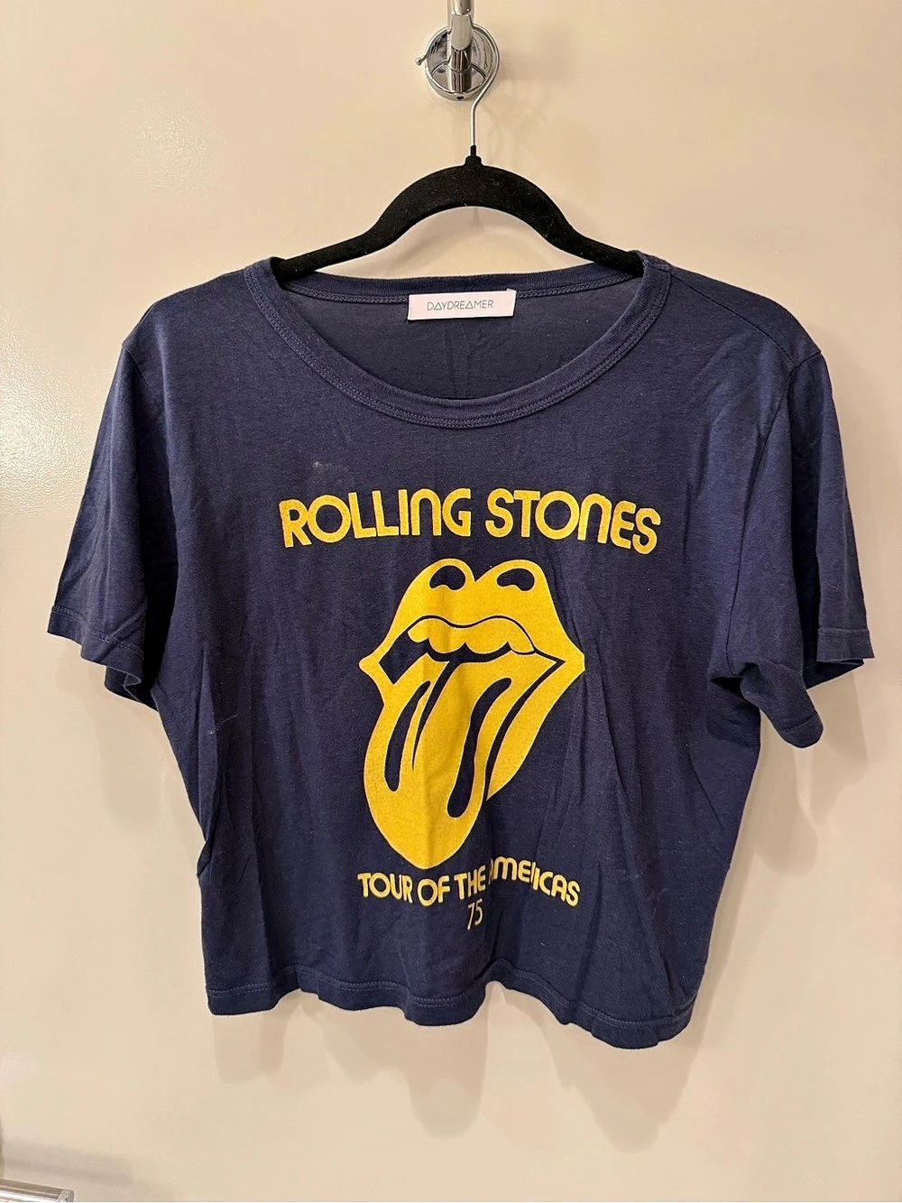 Urban Outfitters Daydreamer Rolling Stones Tour of the Americas Tee Blue
